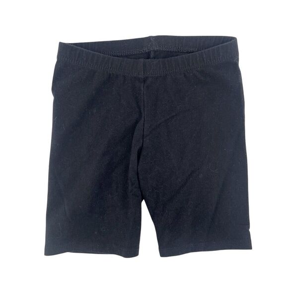 Cat & Jack Toddler Girl’s Solid Black Pull-On Biker Shorts Size 5T - Picture 2 of 9